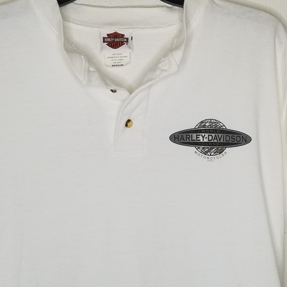 Harley Davidson 2 button T Docs of MS size M